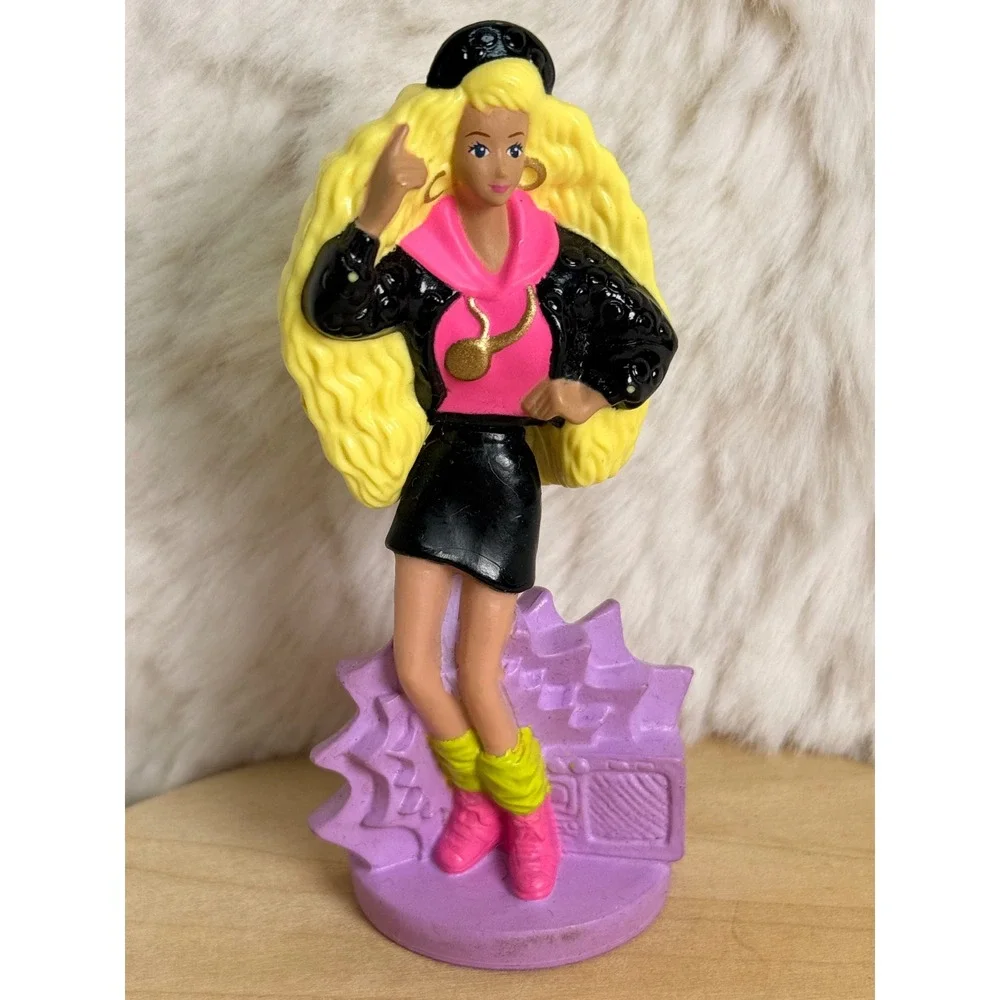 Vintage 1992 Barbie McDonalds Happy Meal Toy Rappin Rockin Barbie Figure 90s